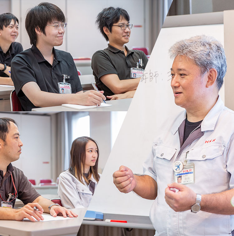 Passing on our legacy to the next generation.Education is the foundation of Hikari Seiko’s strength.